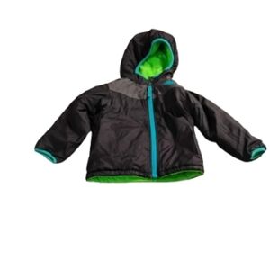 The North Face Boys Reversible True Or False Hooded Jacket Sz 3T